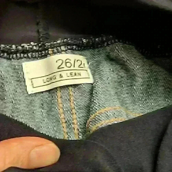 GAP Dark Wash Long & Lean Full Panel Mat. Jeans - Picture 4 of 5